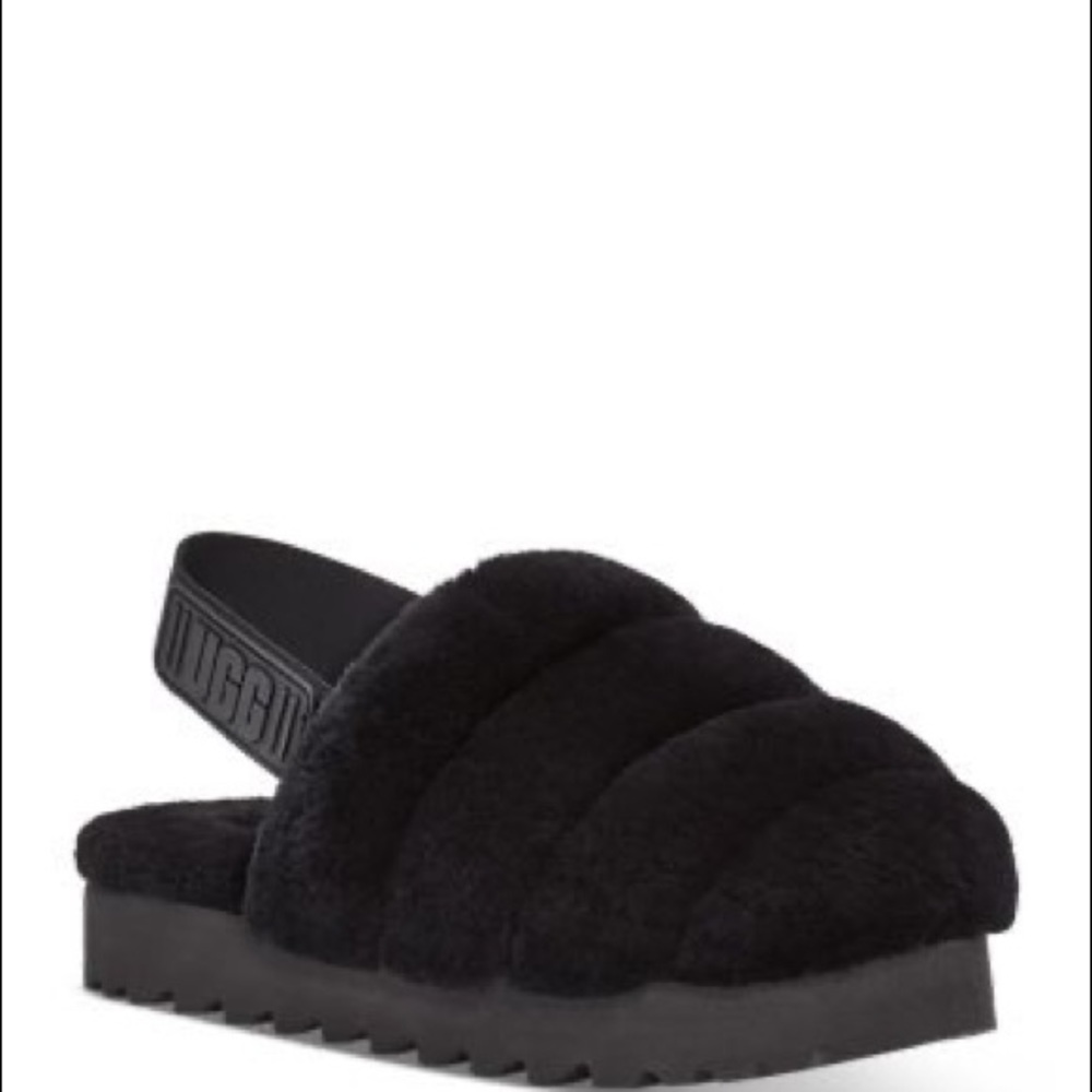 UGG Super Fluff Slingback Size 8